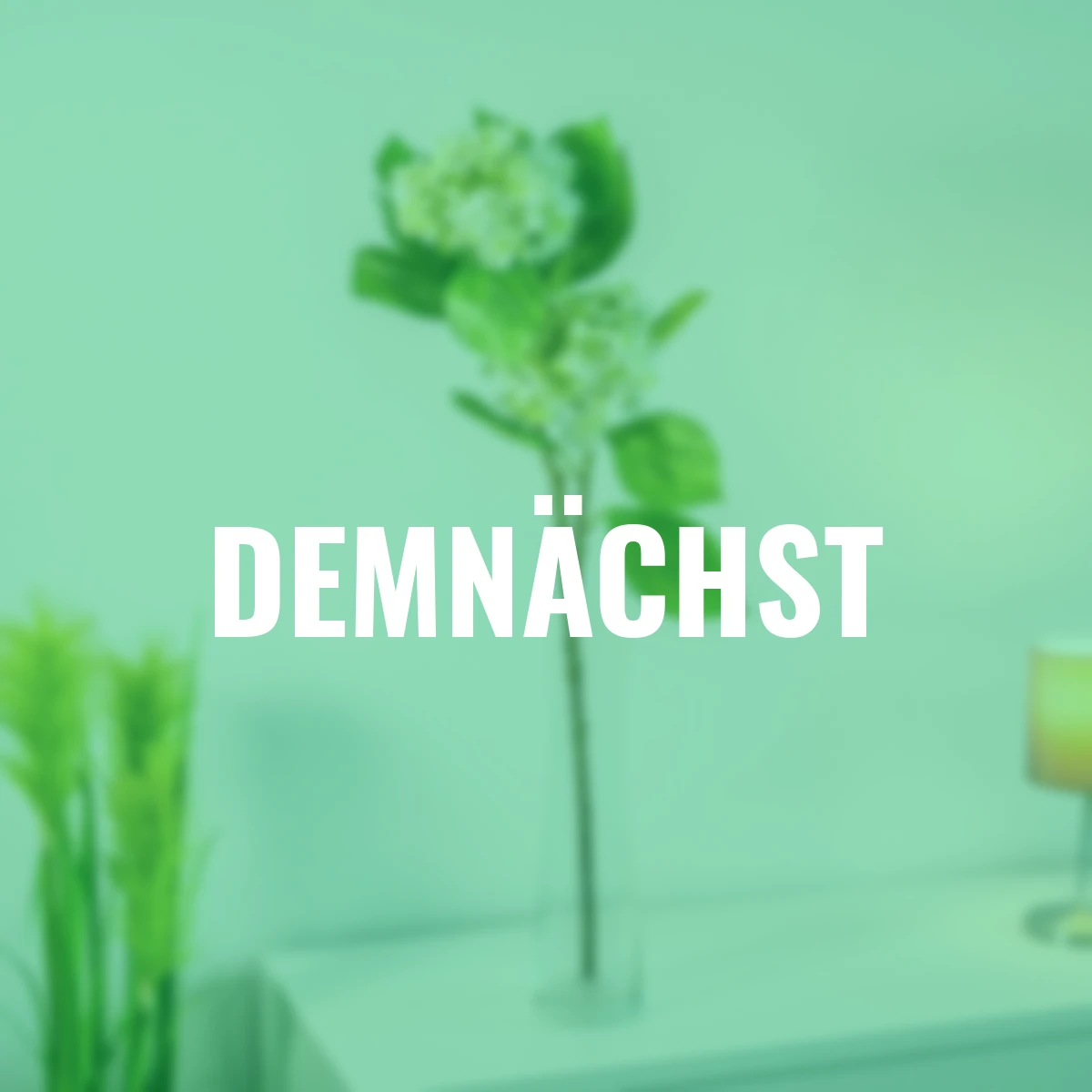 Kunstpflanze Gestielte Hortensie, creme