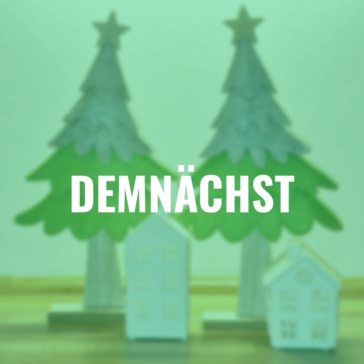 Tannenbaum aus Filz, 2er Set