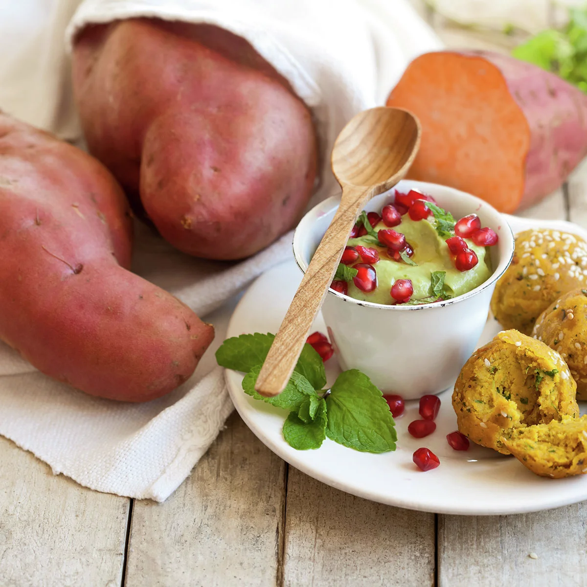 Süßkartoffelpflanze