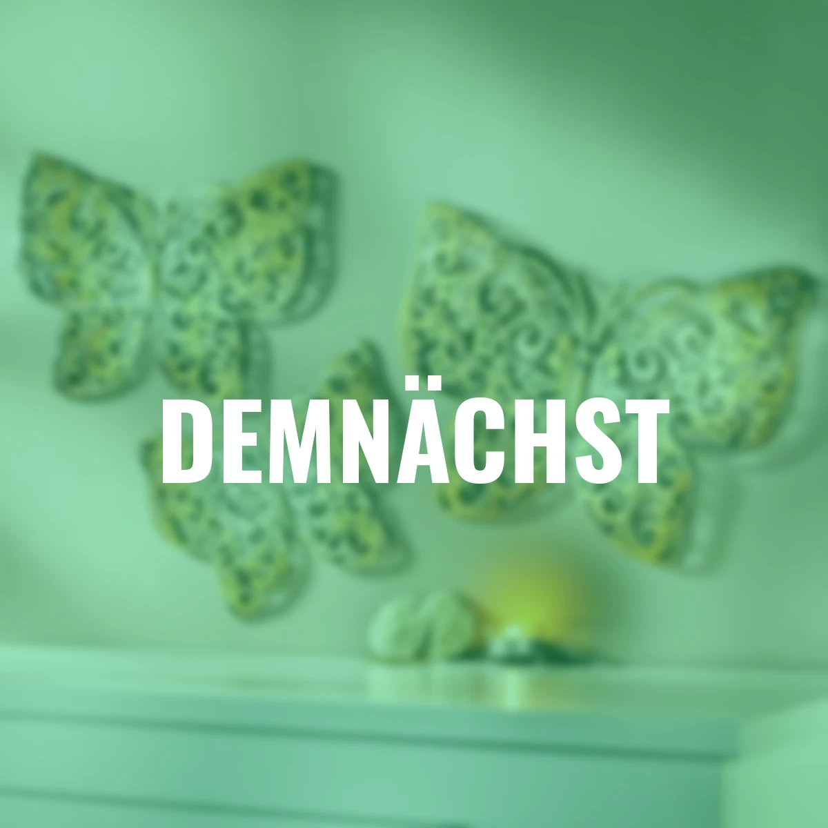 Wanddeko Schmetterling Ornamento