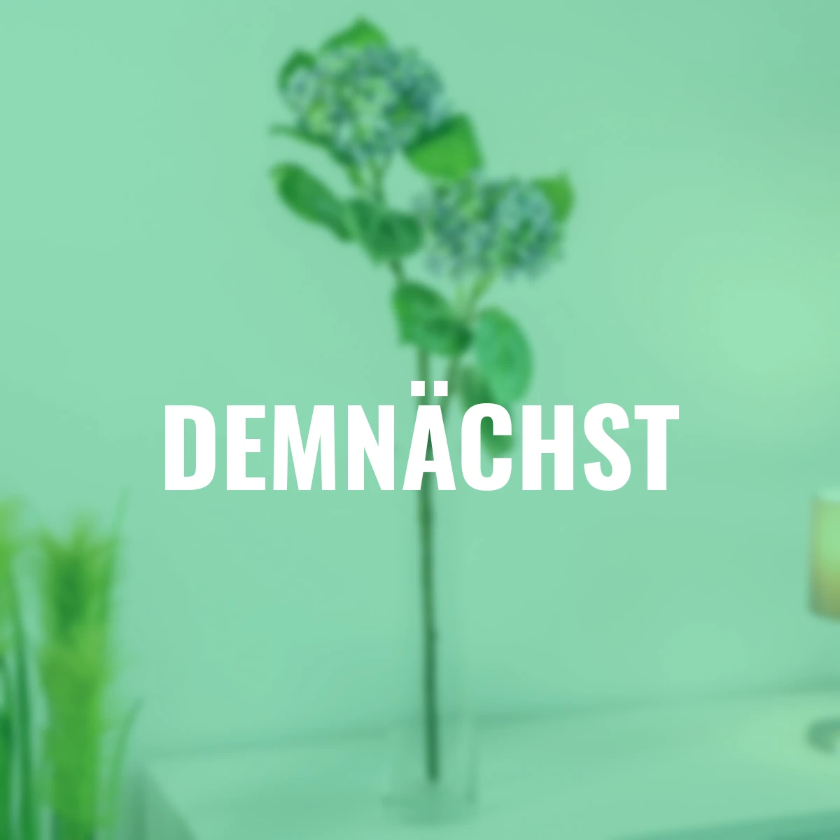 Kunstpflanze Gestielte Hortensie, lavender