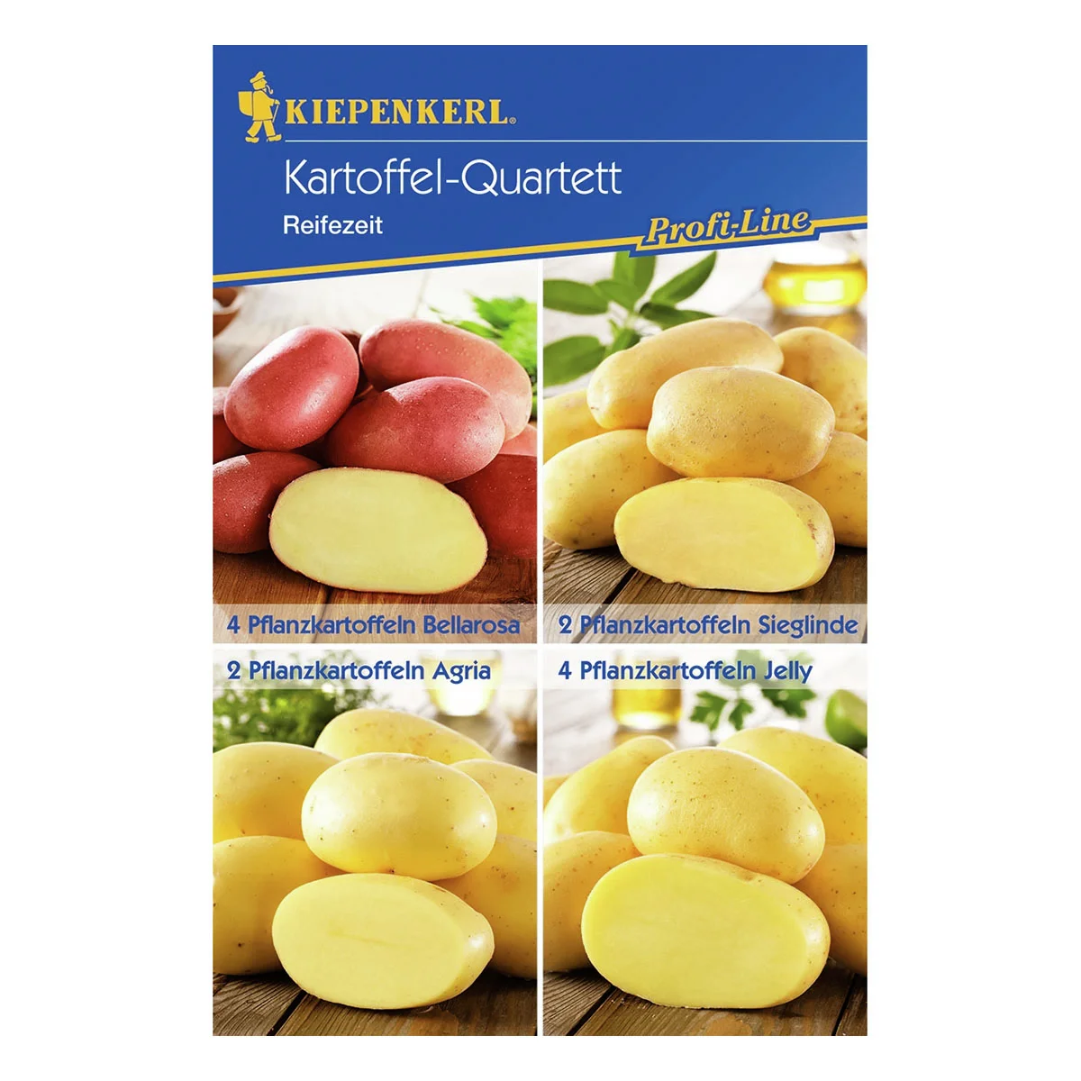 Kartoffel-Quartett Reifezeit-Spezialitäten, 12 Stück