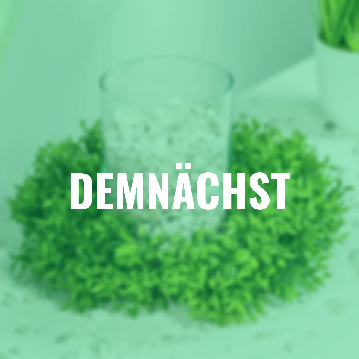 Kunstpflanze Grünkranz, Durchmesser 30 cm