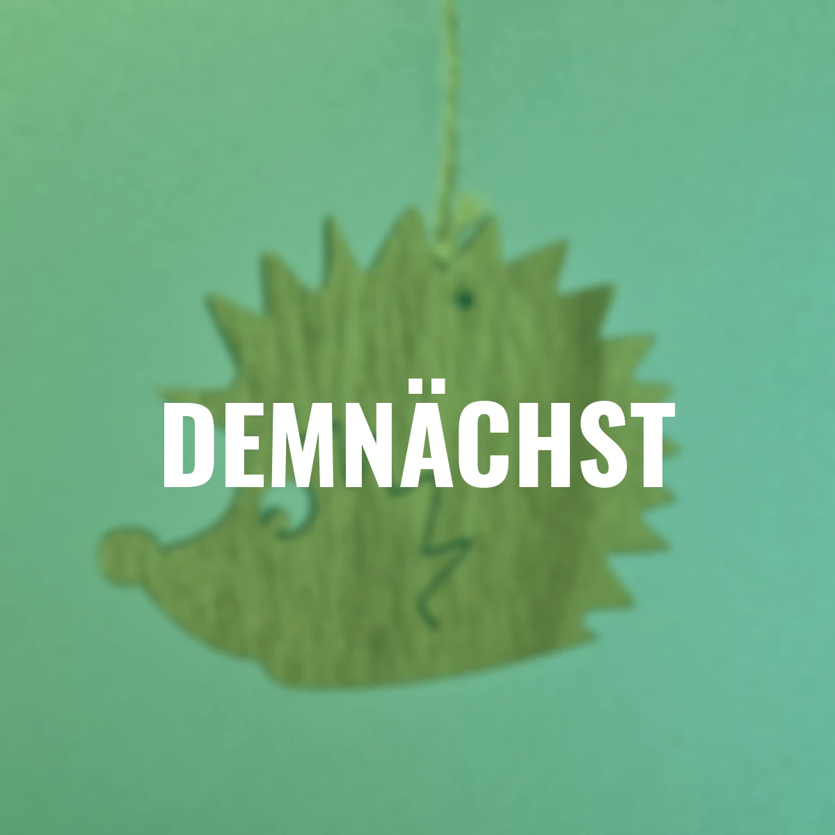 Deko- Eichhörchen und Igel zum Aufhängen