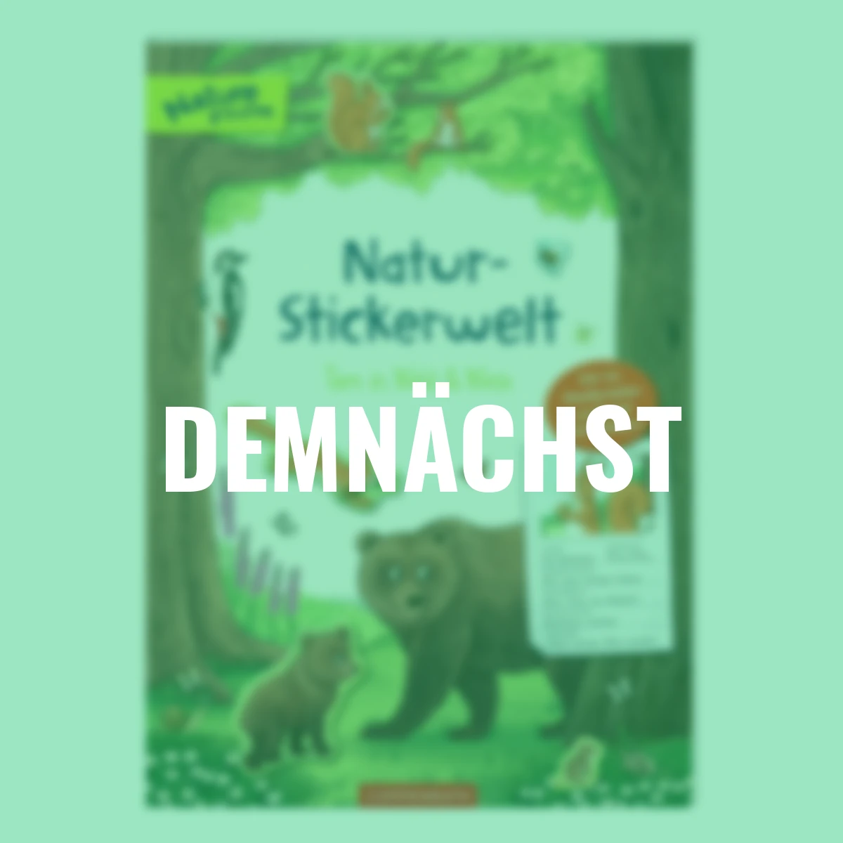 Natur-Stickerwelt: Tiere in Wald & Wiese (Nature Zoom)