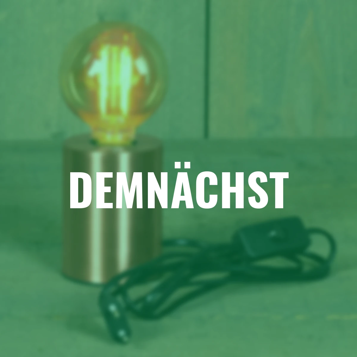 Tischleuchte-Fassung, 7,5 x 10 cm, Kupferoptik