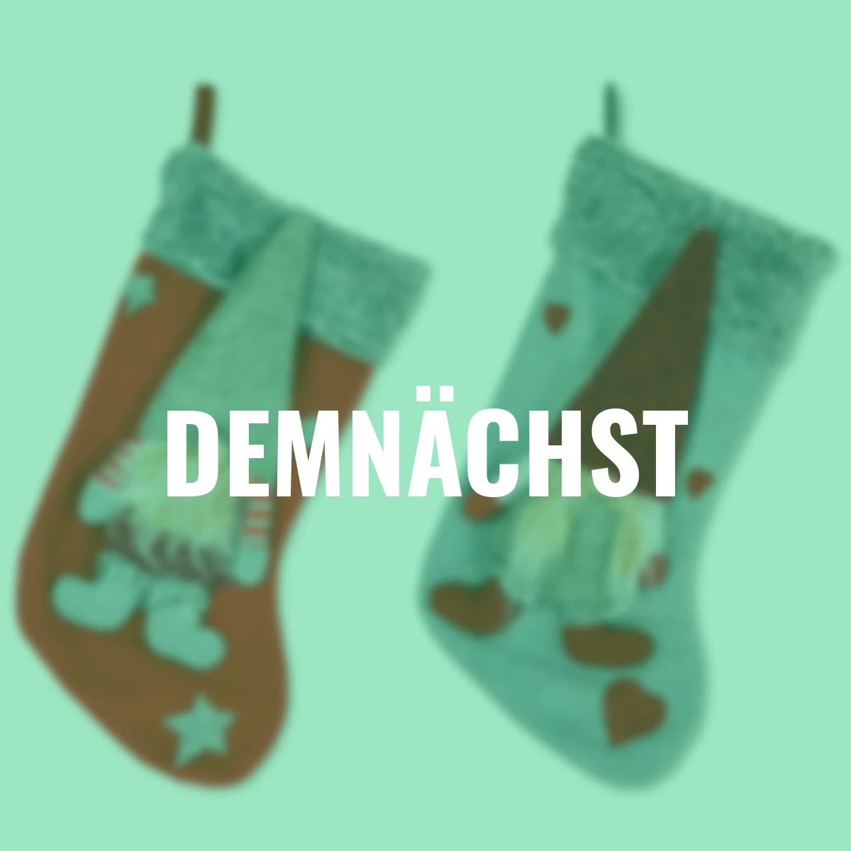 Weihnachtssocken zum Hängen, 2er Set