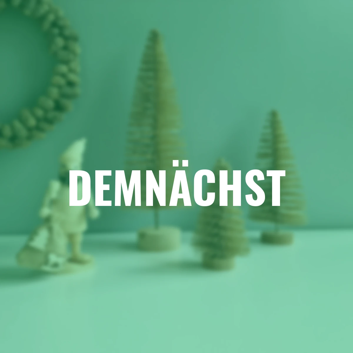 Dekobaum auf Holzfuß, 3er-Set