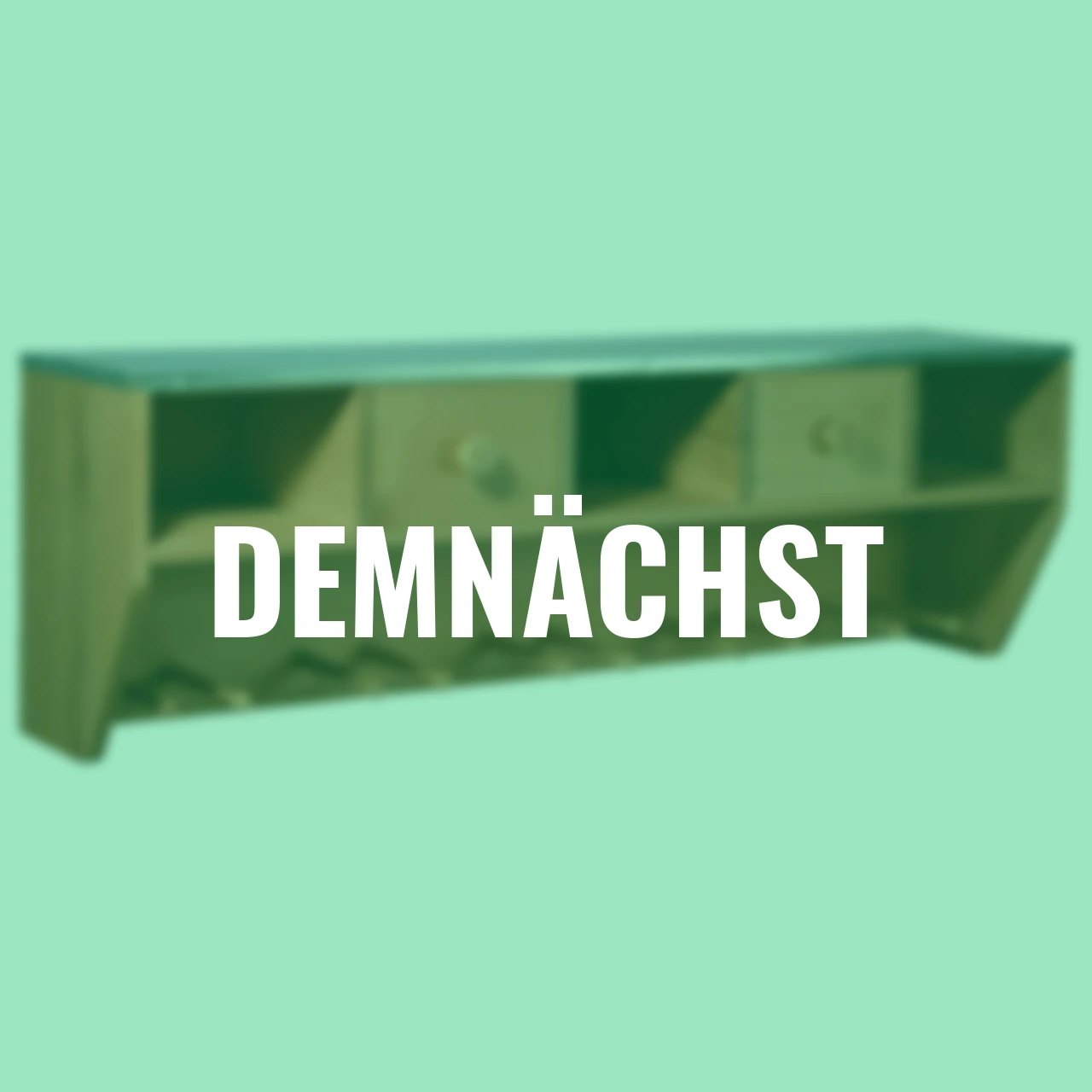 Pflanztisch mit Schubladen für die Wandmontage