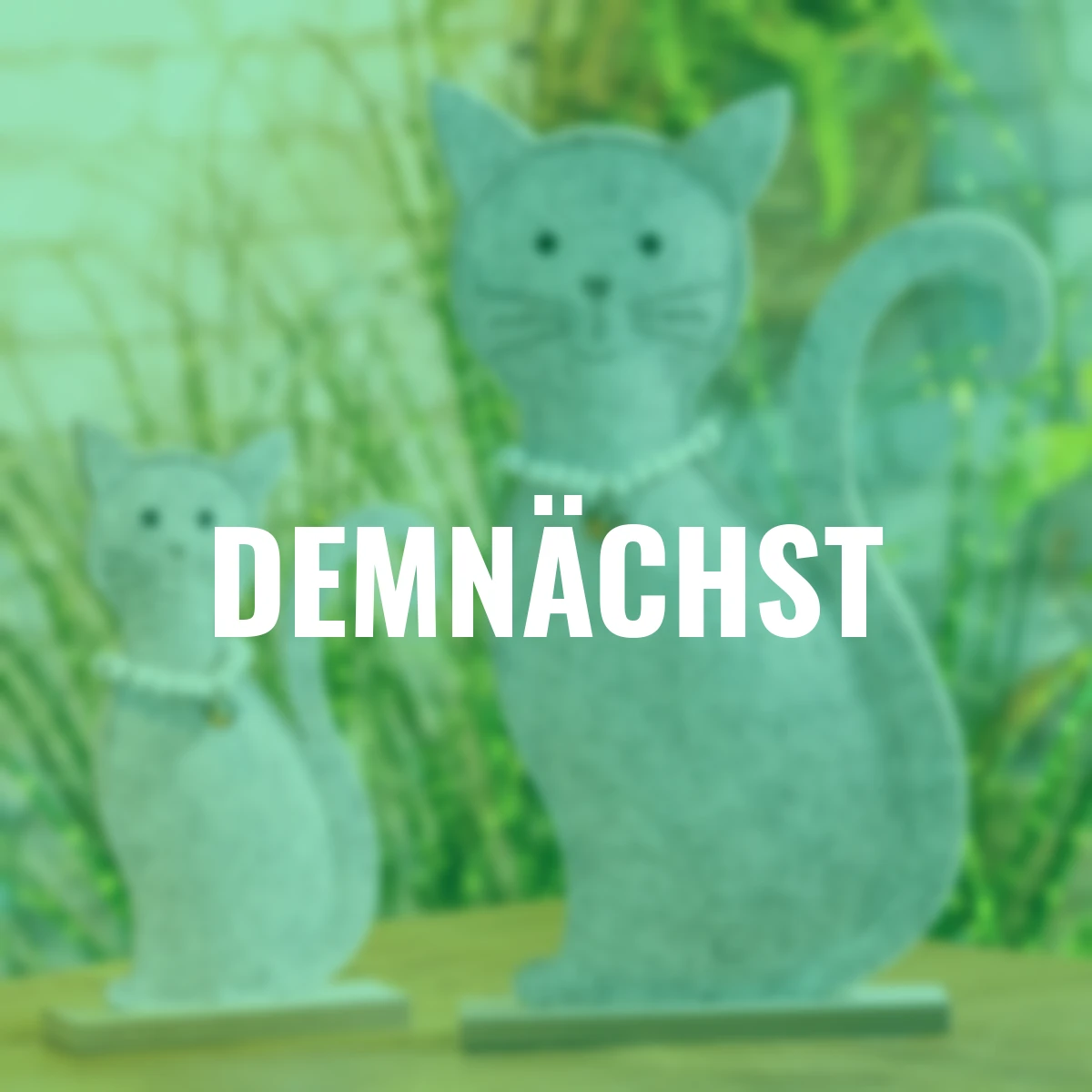 Katze Susi, 2er Set, klein und groß