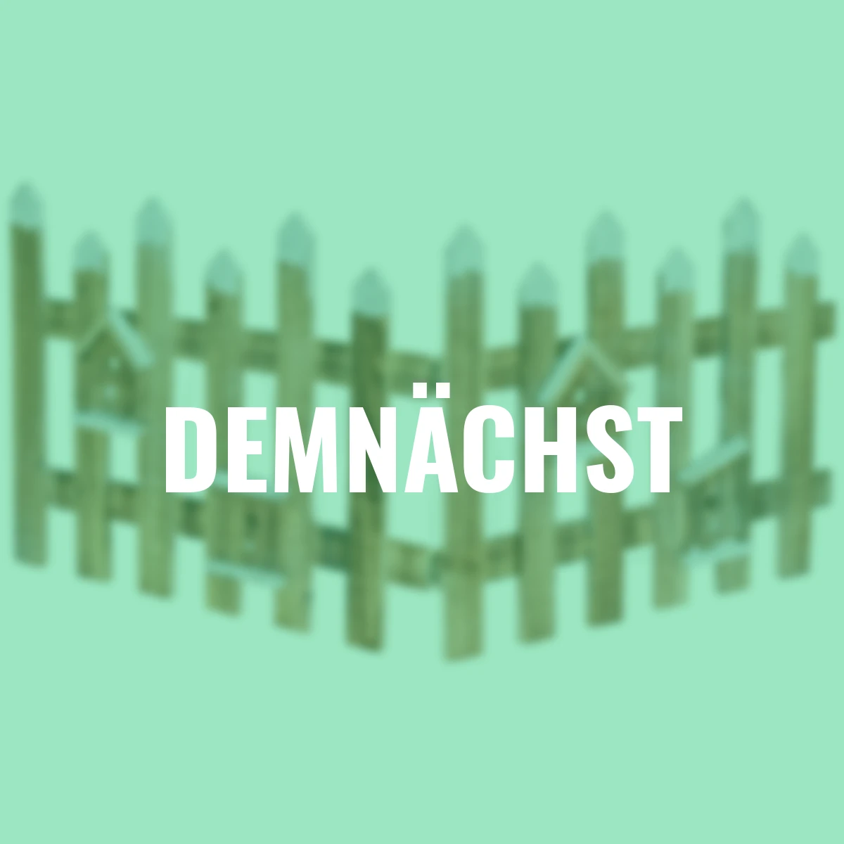 Dekozaun mit LED, 98 cm x 40 cm, braun