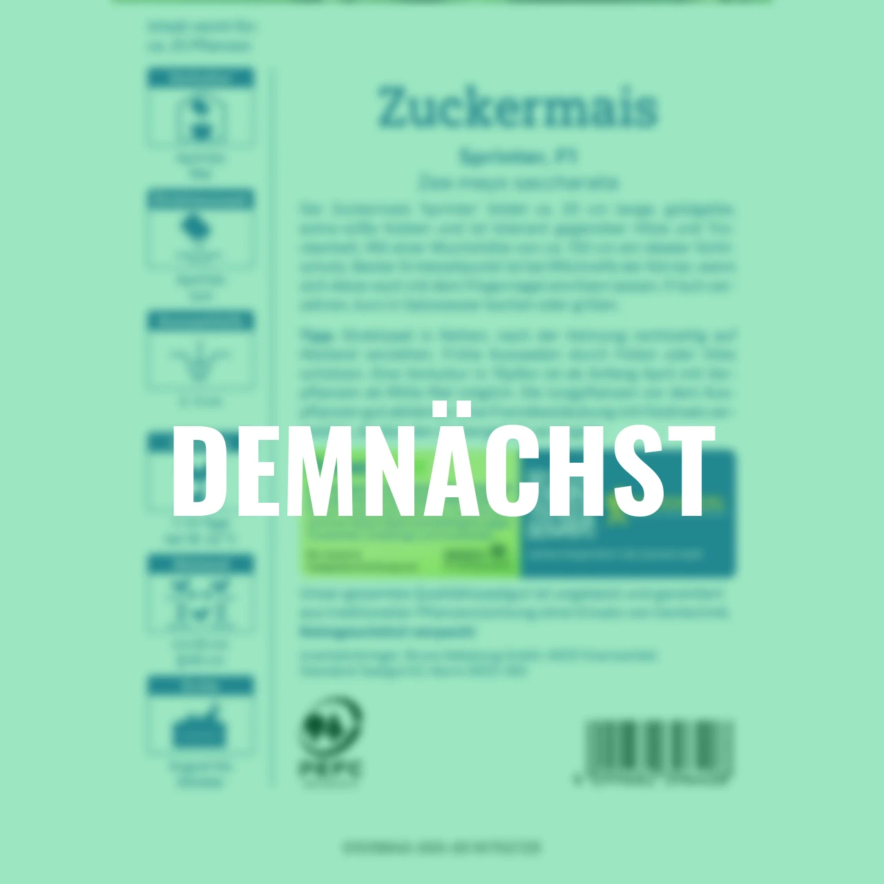 Zuckermais Sprinter PowerSaat