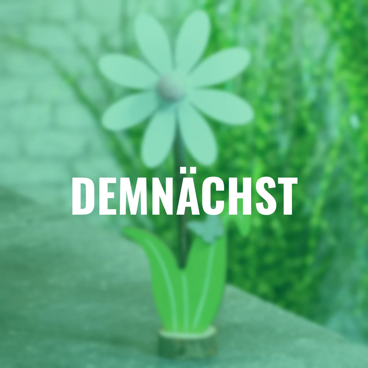 Blume auf Holz, 2er Set, pink und weiß