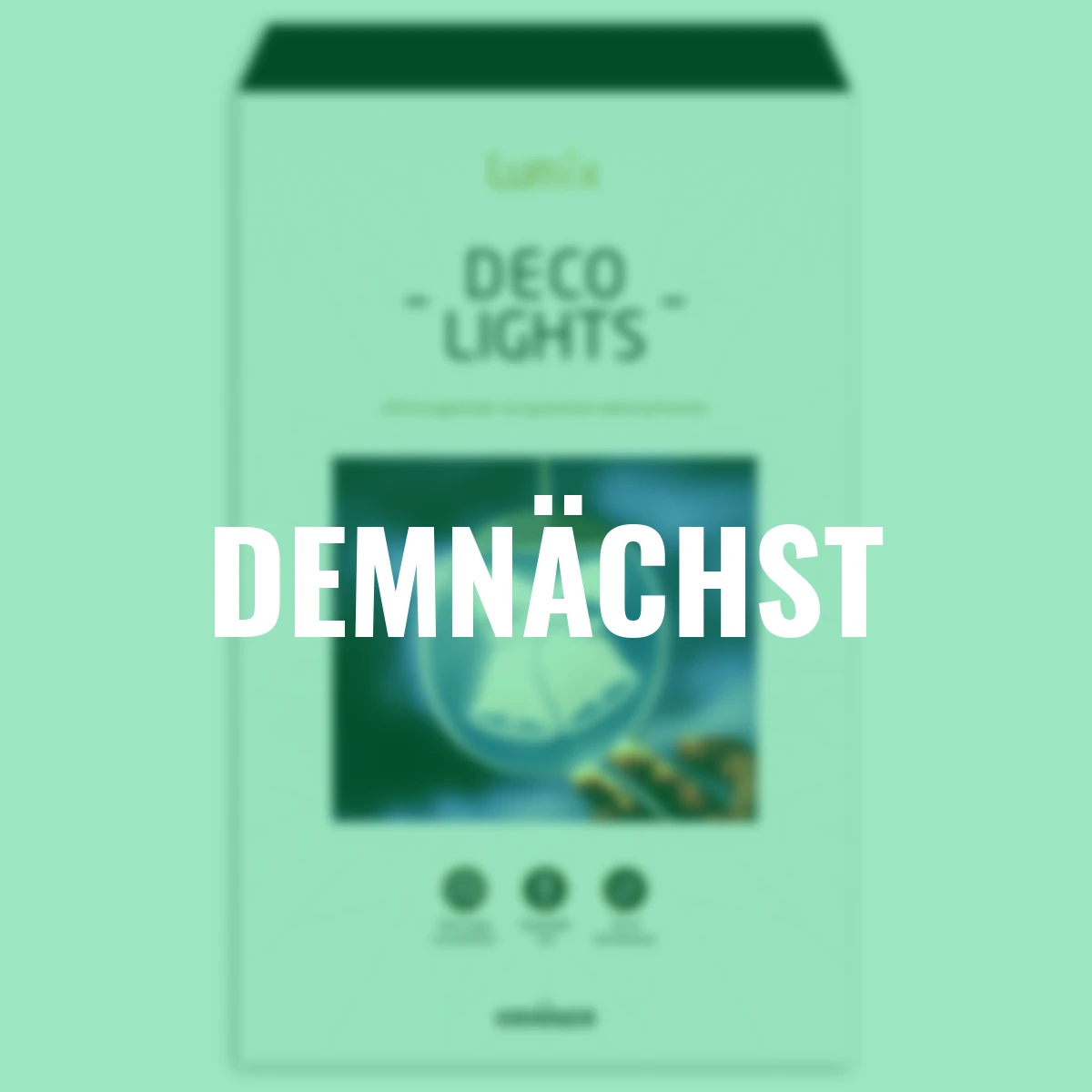 Deko-Lights Glocken, silber, Ø 10 cm