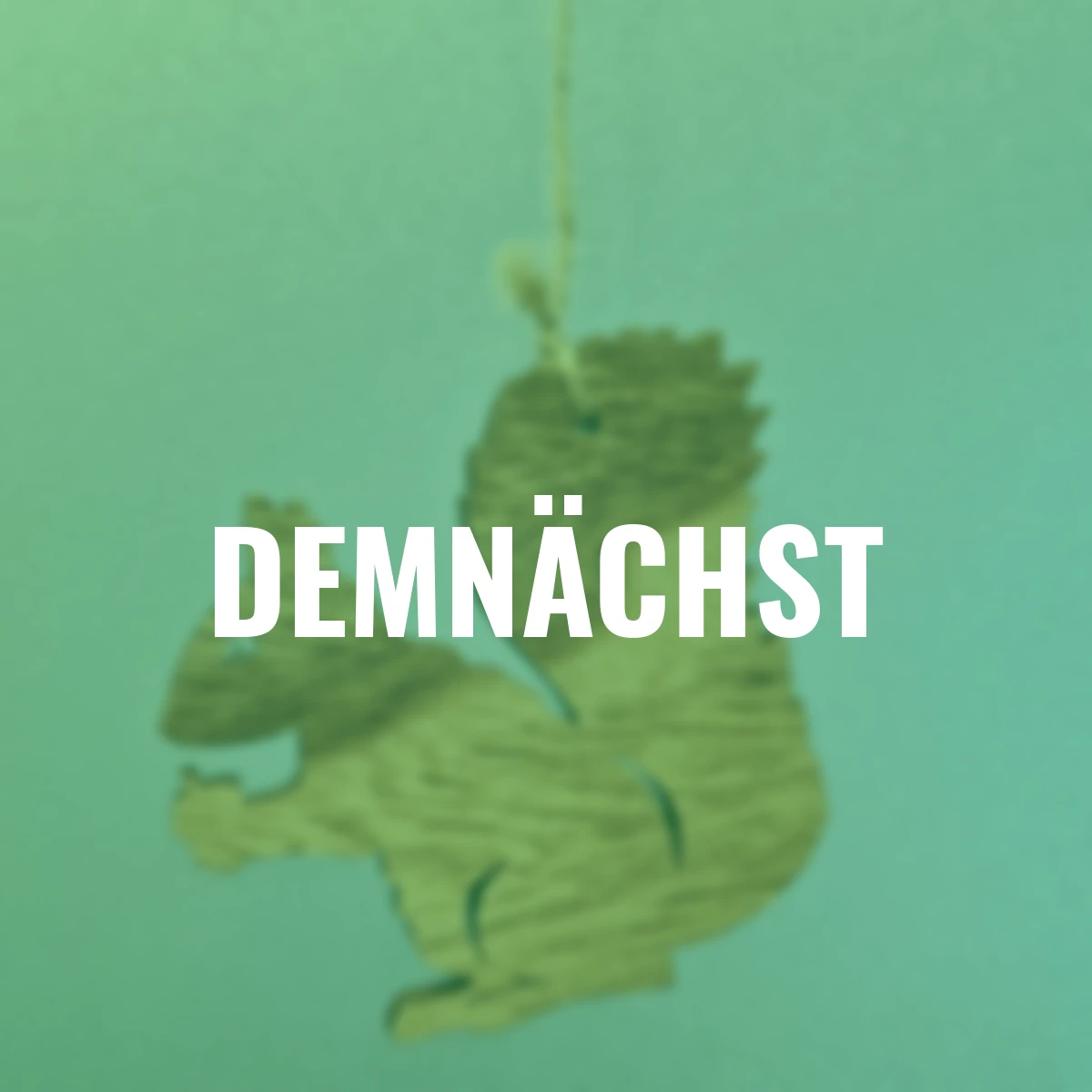 Deko- Eichhörchen und Igel zum Aufhängen