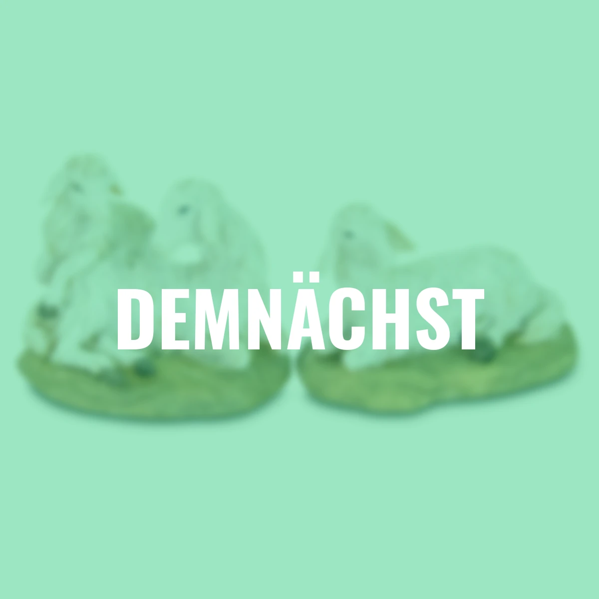 Krippenfiguren Schafe mit Lamm, 2er Set