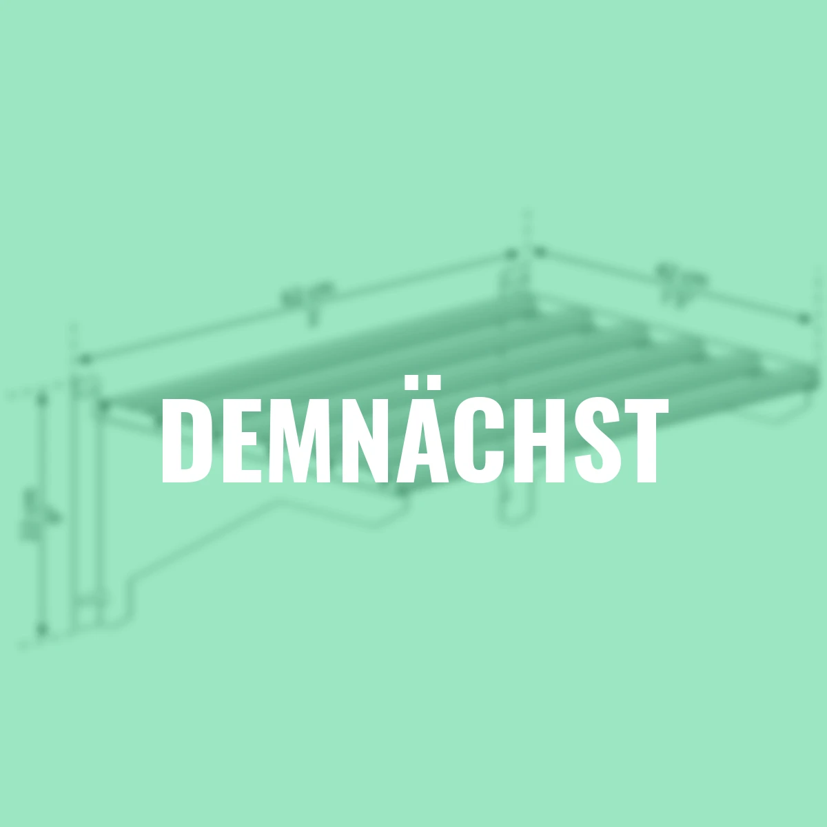 Aluminium Gewächshausregal mit 3 Clips, 58 x 42 x 20 cm, silber