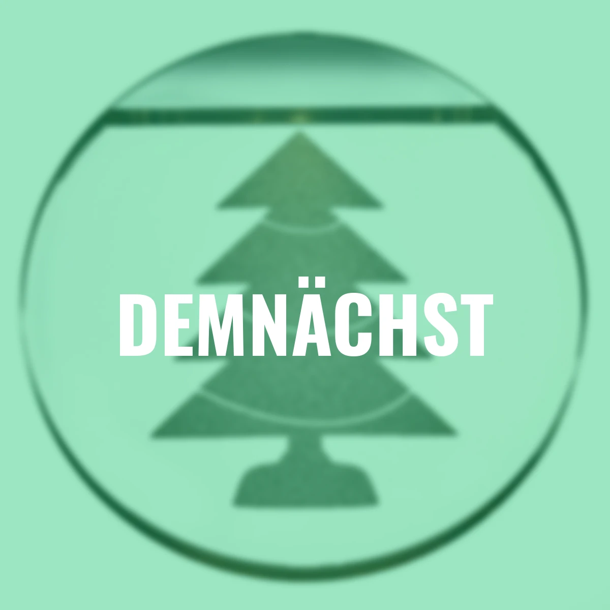 Deko-Lights Tannenbaum, silber, Ø 10 cm