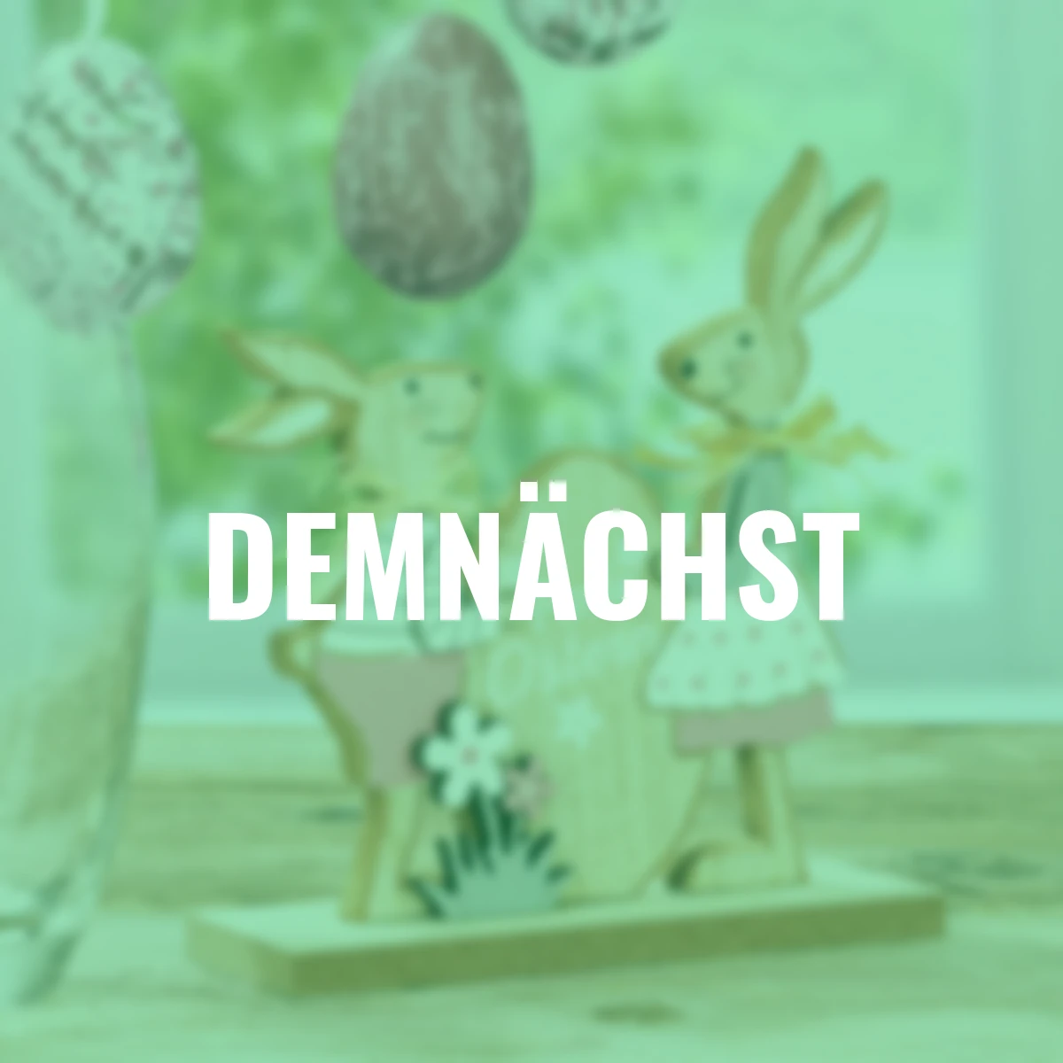 Deko-Osterhasen mit Osterei