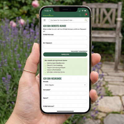 Dein Kundenkonto zieht um zu Gärtner Harry