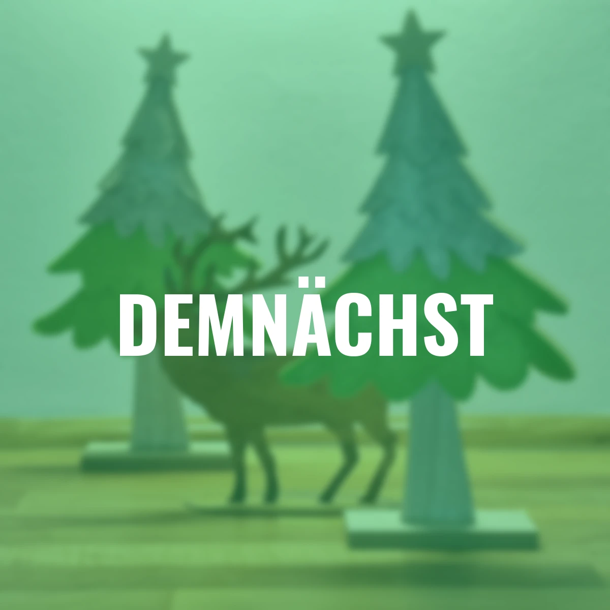 Tannenbaum aus Filz, 2er Set