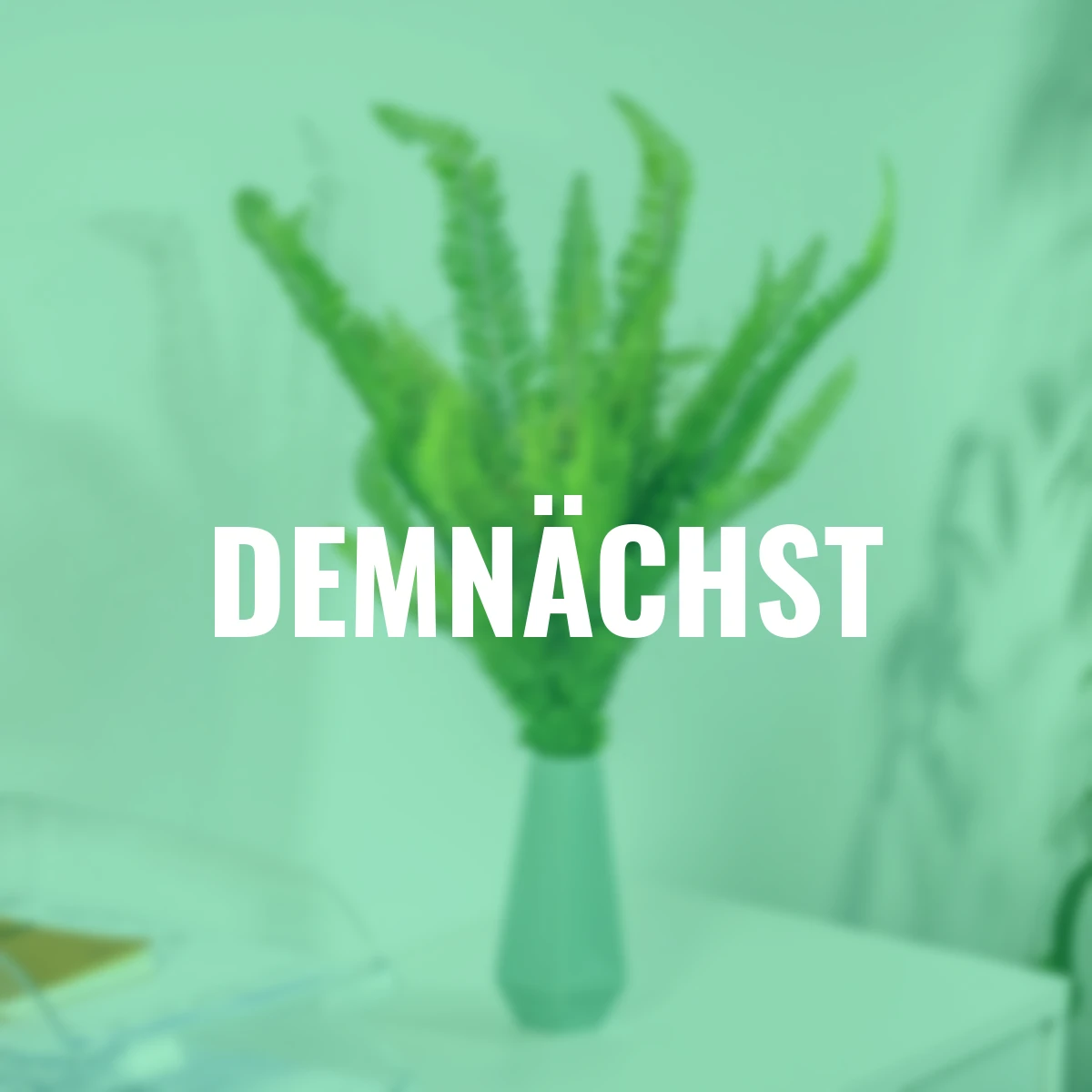 Kunstpflanze Farn Busch, 65 cm