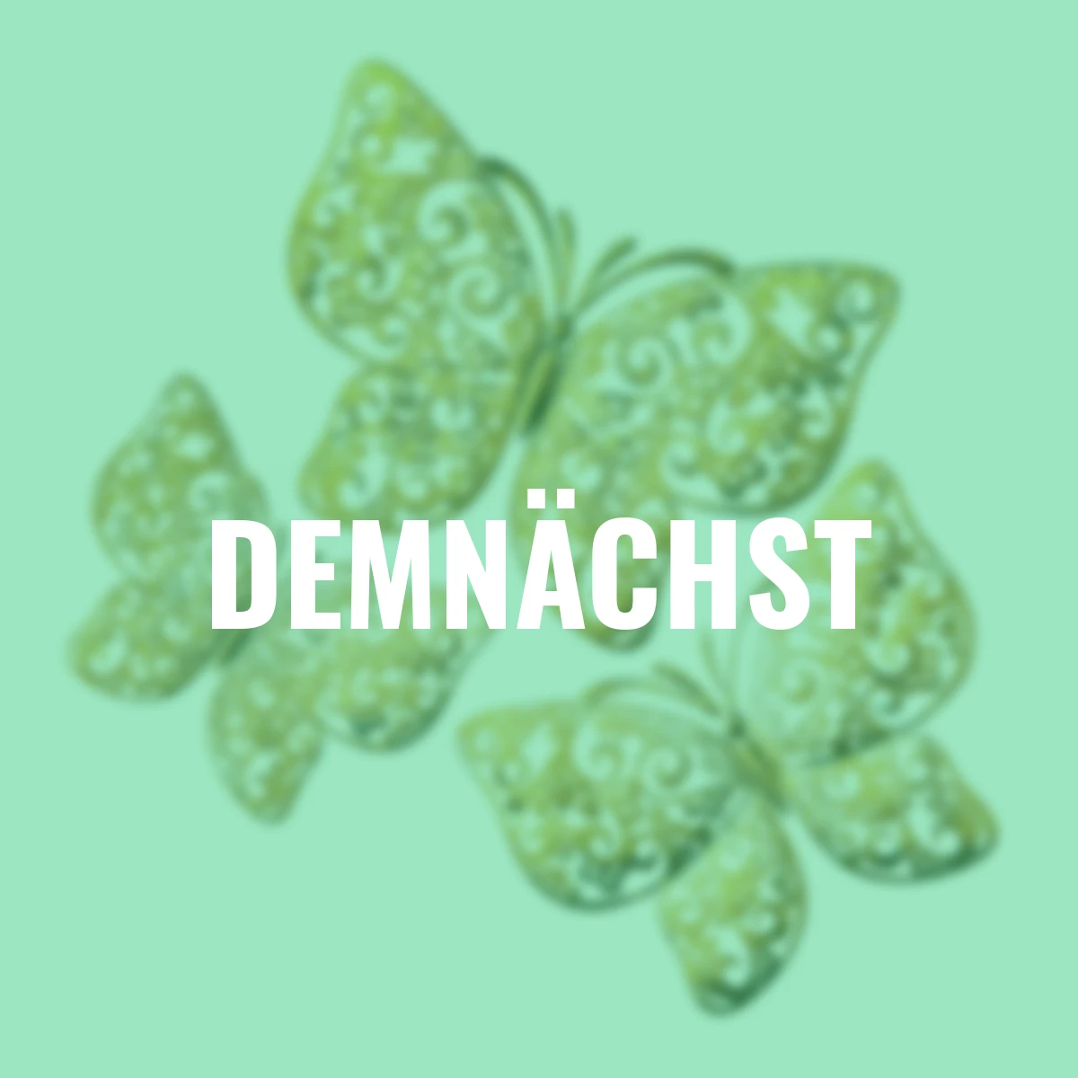 Wanddeko Schmetterling Ornamento