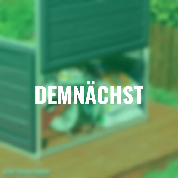 Hochbeet Plant Inn, 118 x 118 x 148 cm, anthrazit, silber