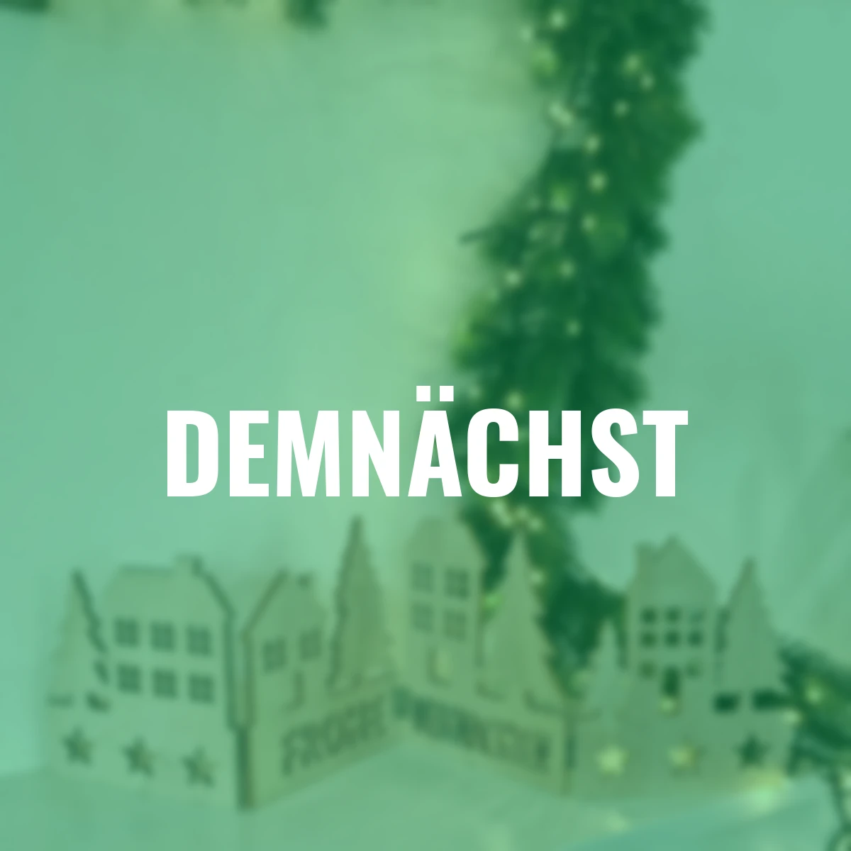 Fensterbank-Bild zum Klappen, Häuser und Bäume, natur