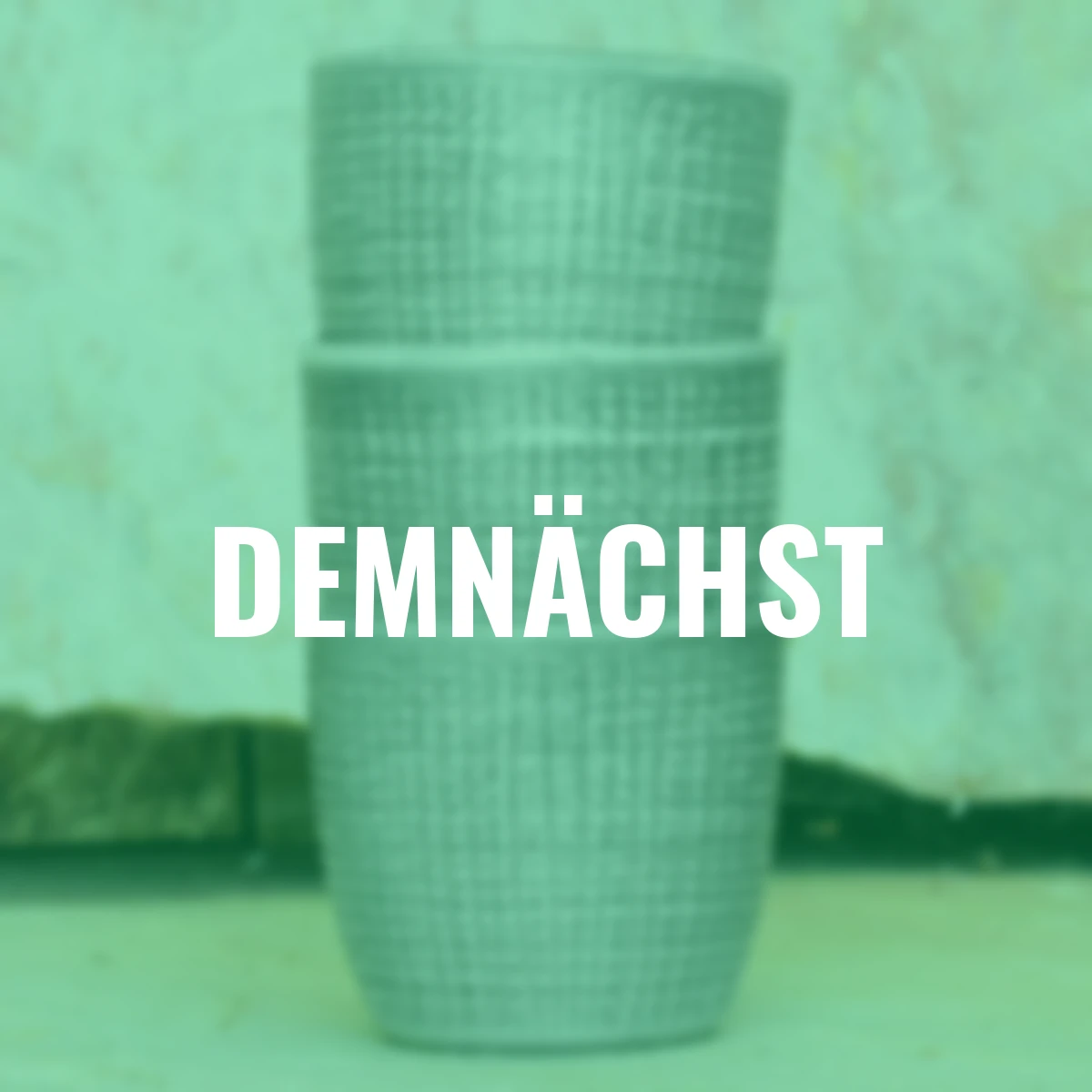 3er-Set Keramik-Übertöpfe 6cm, Grau