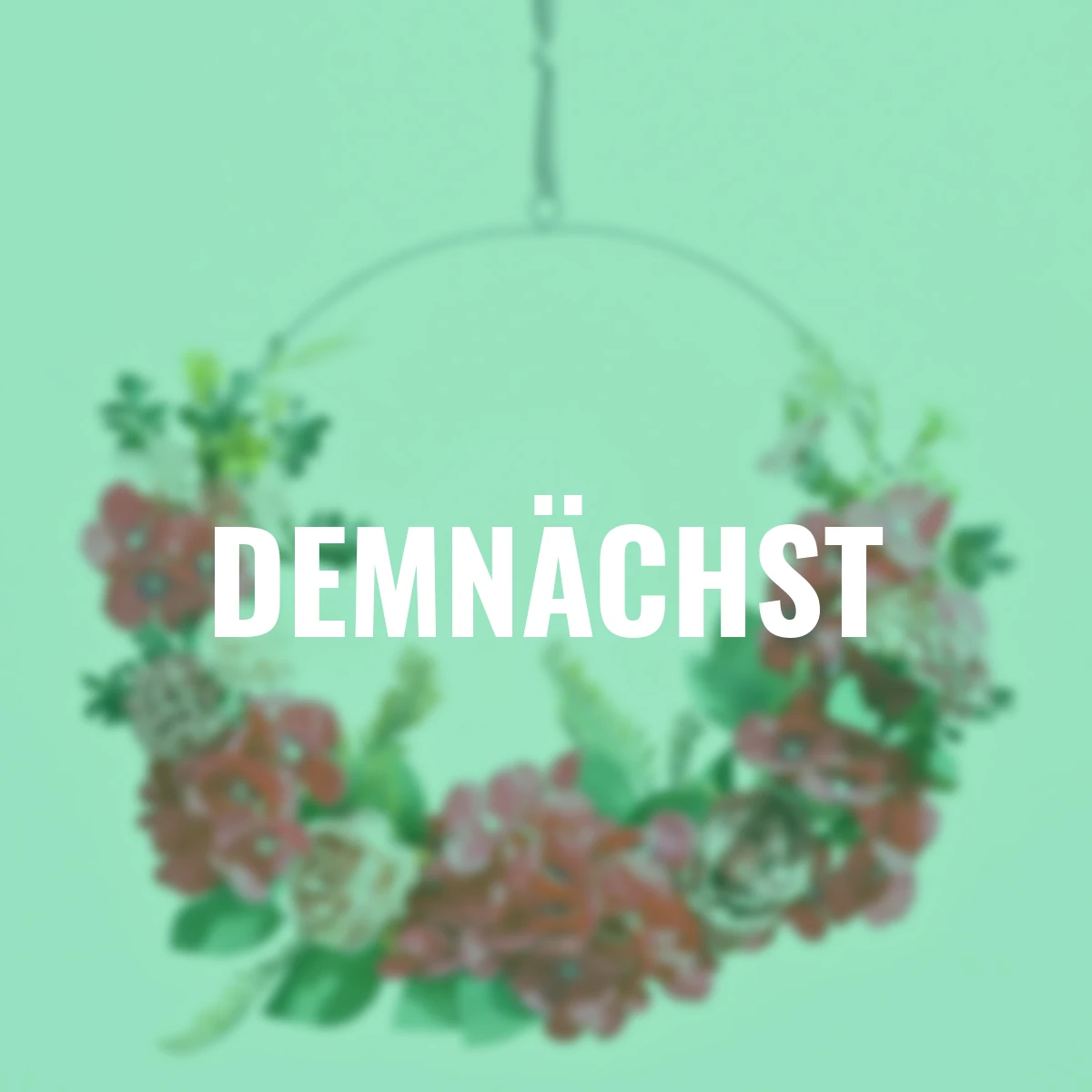 Metallring Pink Flowers