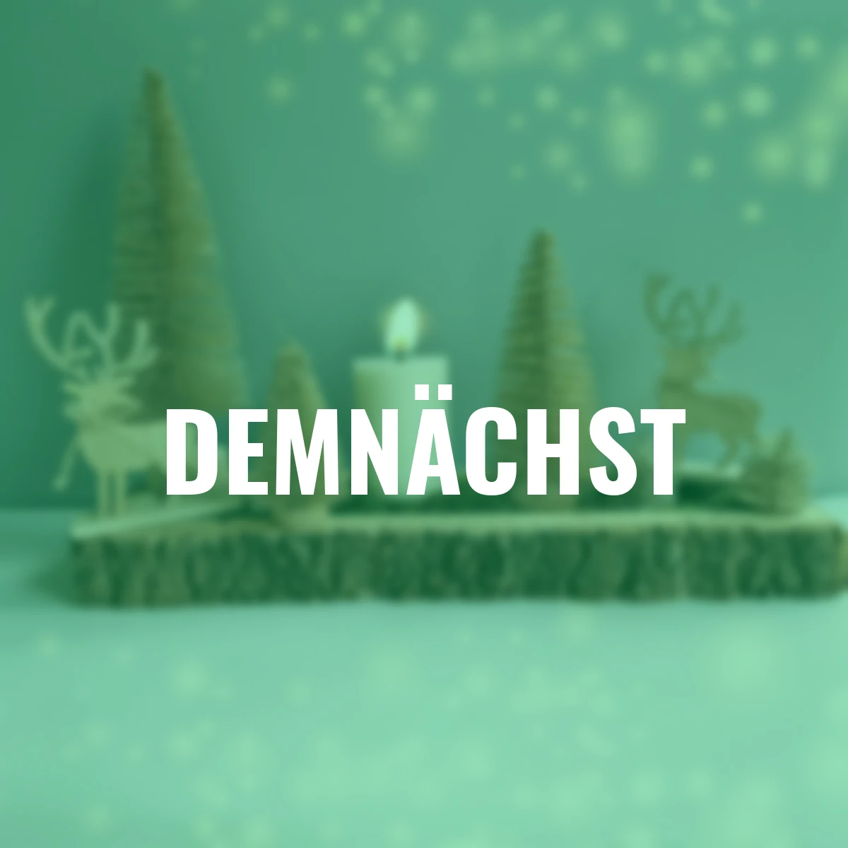 Dekobaum auf Holzfuß, 3er-Set