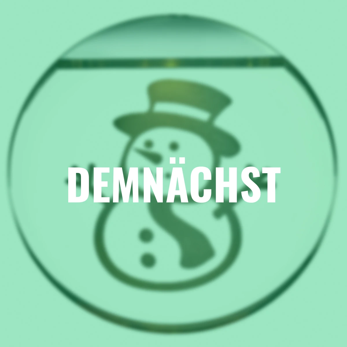 Deko-Lights Schneemann, silber, Ø 10 cm