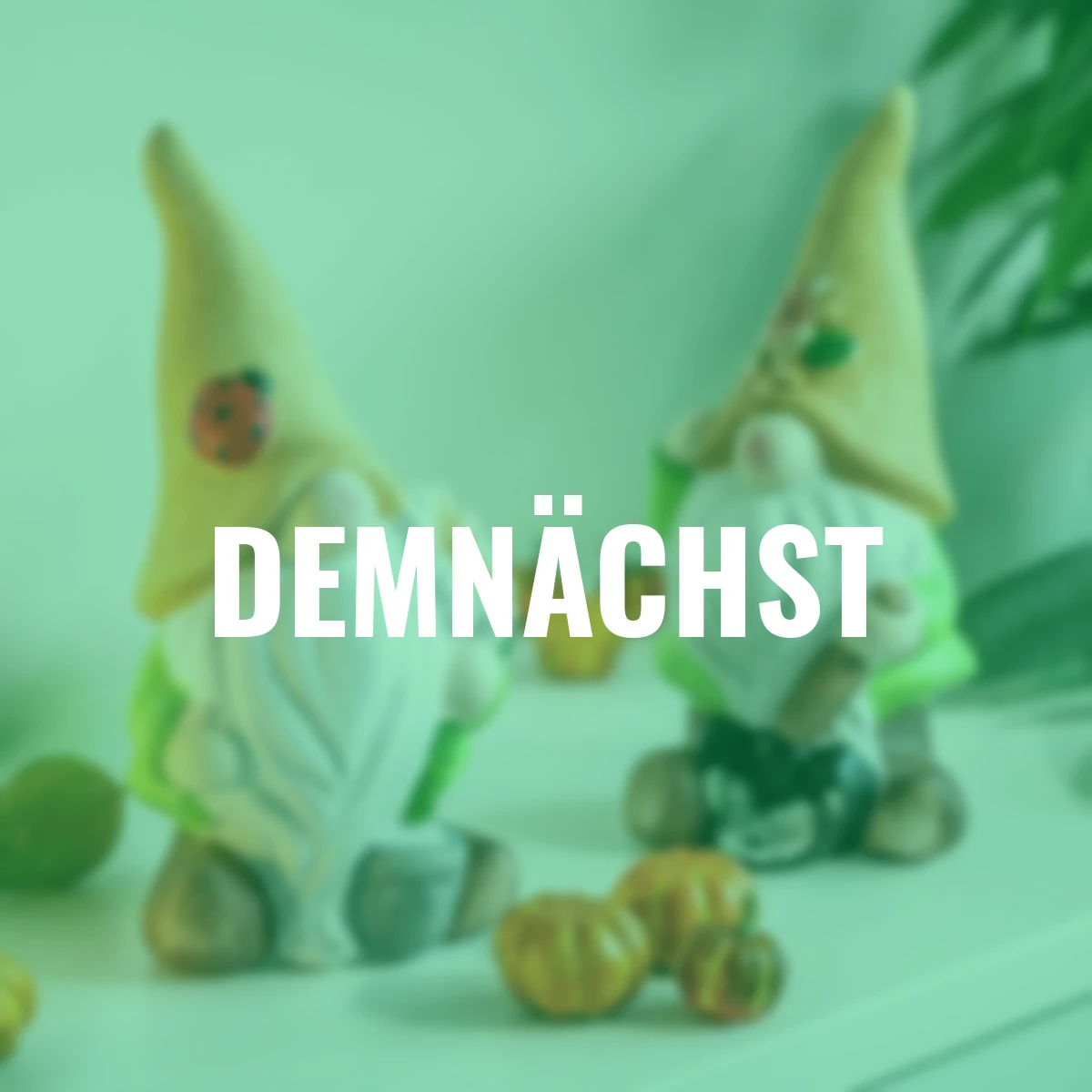 Wichtel mit Blütenmütze, 2er Set, 23,5 cm