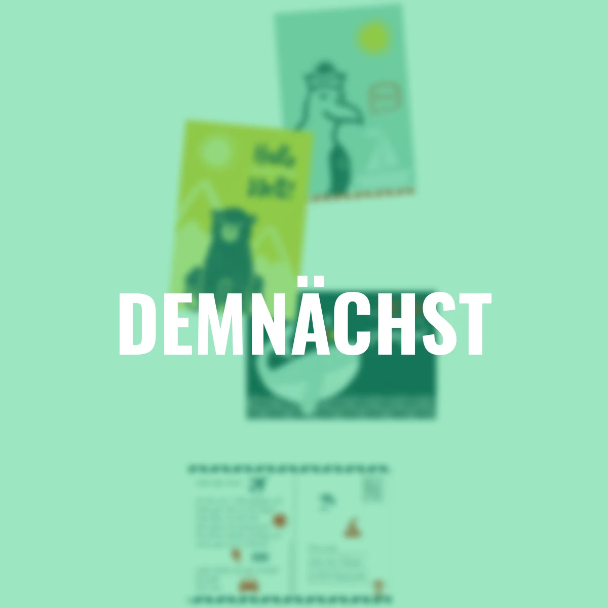 Postkarten-Stempelset Reisezeit Kids