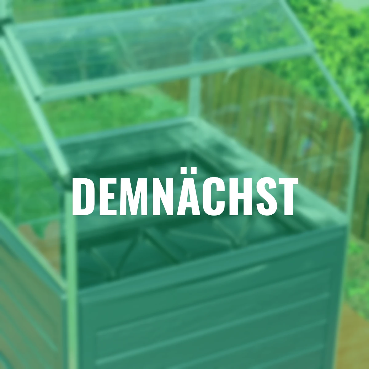 Hochbeet Plant Inn, 118 x 118 x 148 cm, anthrazit, silber