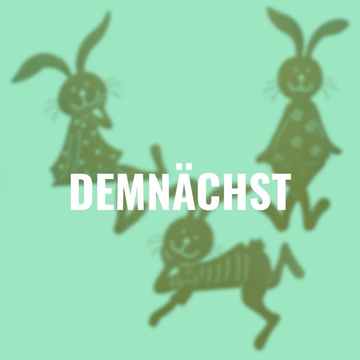 Kantenhocker Lustige Hasenbande, 3er-Set