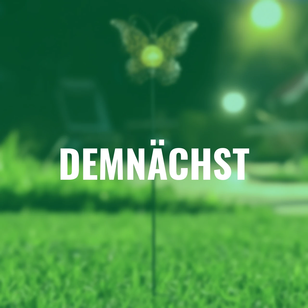 Solar-Gartenstecker Schmetterling