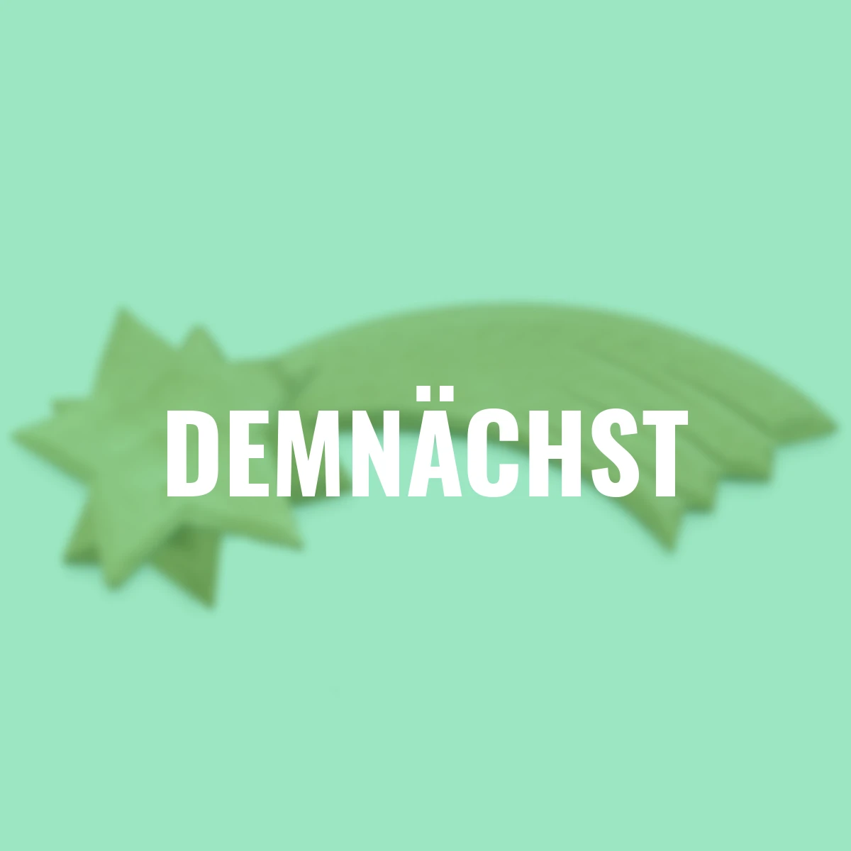 Sternschnuppe mit LED-Beleuchtung