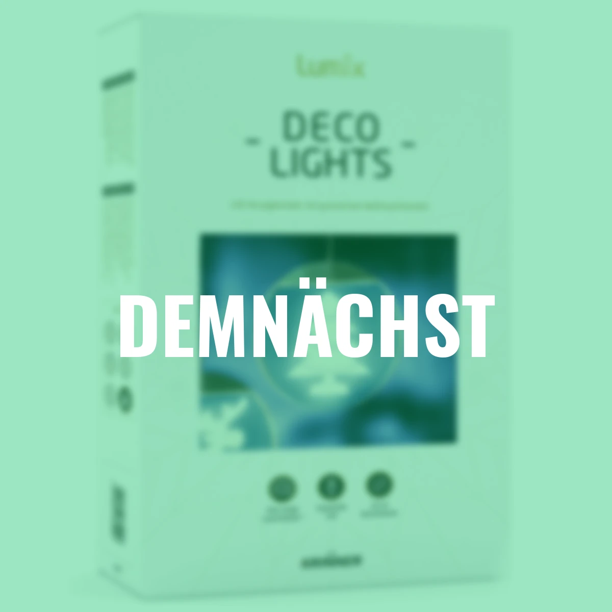 Deko-Lights Tannenbaum, silber, Ø 10 cm