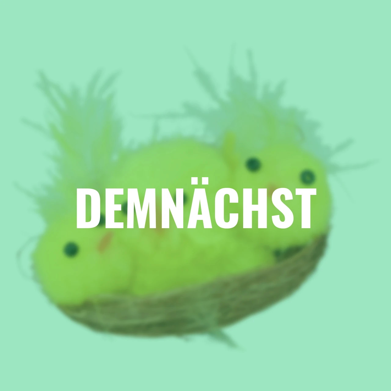 Osterdeko-Küken, 4er-Set