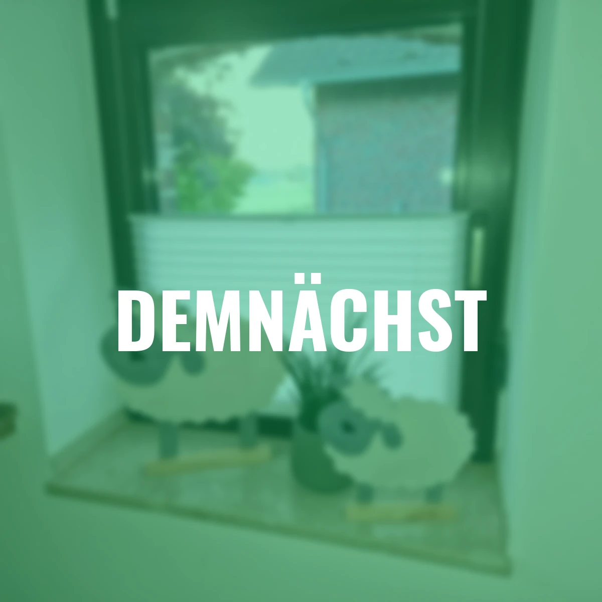 Deko Schaf auf Holzsockel, 2er Set