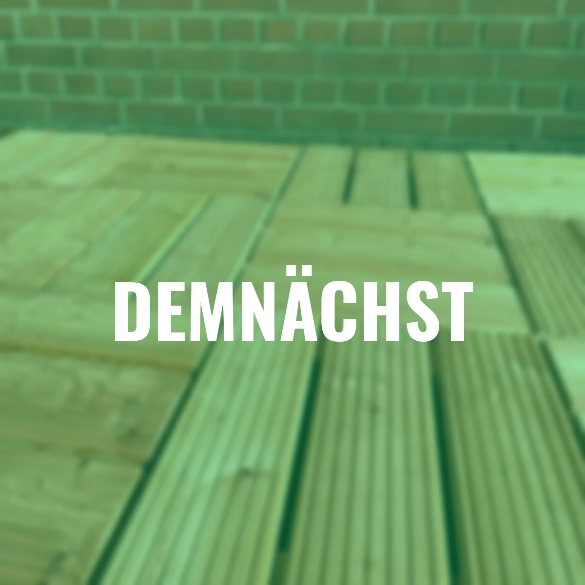 Holzfliese grob geriffelt Lärche 4er Set, 46,5x46,5 cm