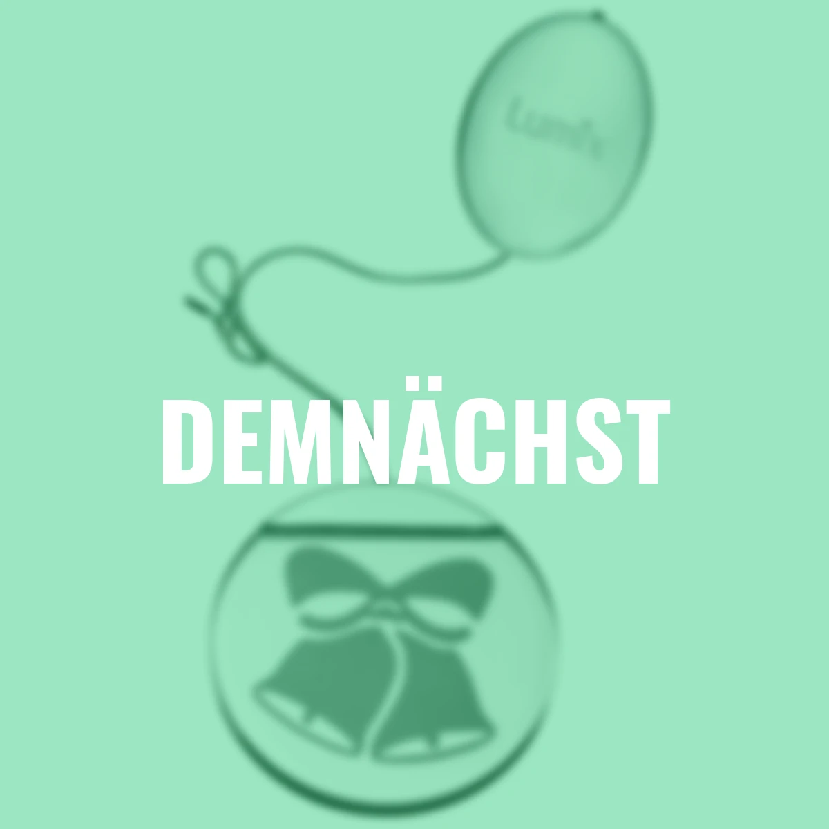 Deko-Lights Glocken, silber, Ø 10 cm