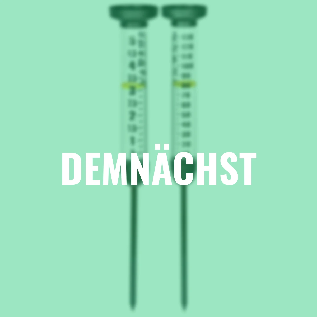 Design Regenmesser, aus Kunststoff, ca. 105 cm